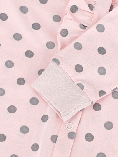 Комбинезон Крошка Я "Горошек", розовый, рост 74-80 см