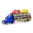 Грузовик инерционный «Автовоз», с машинками, цвета МИКС - Фото 5