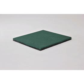 

Плитка резиновая, 50 × 50 × 3 см, полнотелая, цвет зелёный