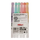 Набор маркеров-текстовыделителей «Пиши - стирай», 6 цветов, двусторонние, скошенный наконечник, узел 5 мм - Фото 7