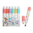 Фломастеры 6 цветов в блистере, вентилируемый колпачок - Фото 1