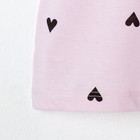 Пижама женская KAFTAN "Сердечки" футболка, шорты, размер 48-50 - Фото 13