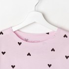 Пижама женская KAFTAN "Сердечки" футболка, шорты, размер 48-50 - Фото 7