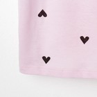Пижама женская KAFTAN "Сердечки" футболка, шорты, размер 48-50 - Фото 9