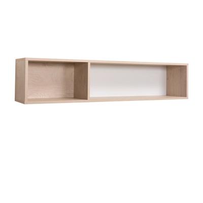 Полка навесная «Альба 2 10.121», 1252×245×272 мм, цвет дуб эндгрейн элегантный