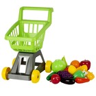 Тележка для супермаркета с фруктами и овощами, цвета МИКС - фото 8892270