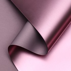 Плёнка матовая двухсторонняя "Цветной блеск" розовая пудра, 0,58 х 10 м - фото 6314894