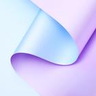 Пленка для цветов «Двухцветная» васильковый, лаванда, 0.58×10 м - Фото 2