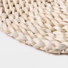 Салфетка сервировочная на стол Доляна «Косичка», плетёная, d=25 см, бежевая - Фото 7