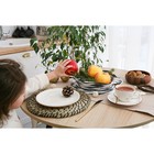 Салфетка сервировочная на стол Доляна «Солнце», d=30 см, цвет чёрный - Фото 4