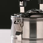 Ланч бокс TAKE IT EASY. 1.4 л. 13.3×17.5 см, с отделениями для еды, с ручкой, нержавеющая сталь - Фото 3