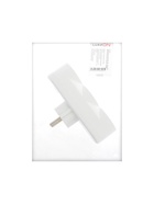 Тройник для розетки, 16 А, 220 В, 3 розетки, с заземлением, белый - Фото 6