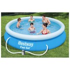 Бассейн надувной Fast Set, 366 х 76 см, с фильтр-насосом, 57274 - Фото 5