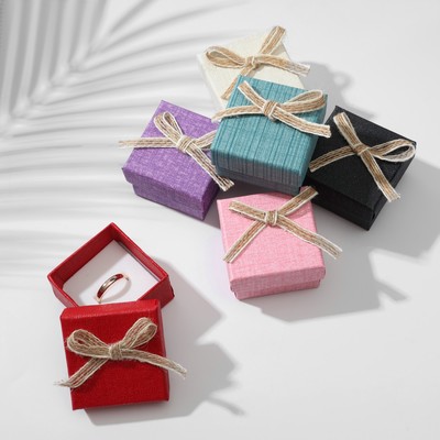 Коробочка подарочная под серьги/кольцо