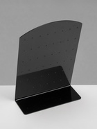 Подставка под серьги QF, 24 пары, 8?2?13.5 см, чёрная (комплект 10 шт) - фото 52243599