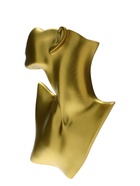 Бюст для украшений «QF. Половина лица», отверстие под серьгу, 18×5×28 см, цвет золото - Фото 3