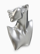 Бюст для украшений «QF. Половина лица», отверстие под серьгу, 18×5×26 см, цвет серебро - Фото 2