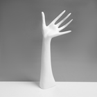 Подставка для украшений «QF. Рука», 12×6×31.5 см, белая - Фото 2