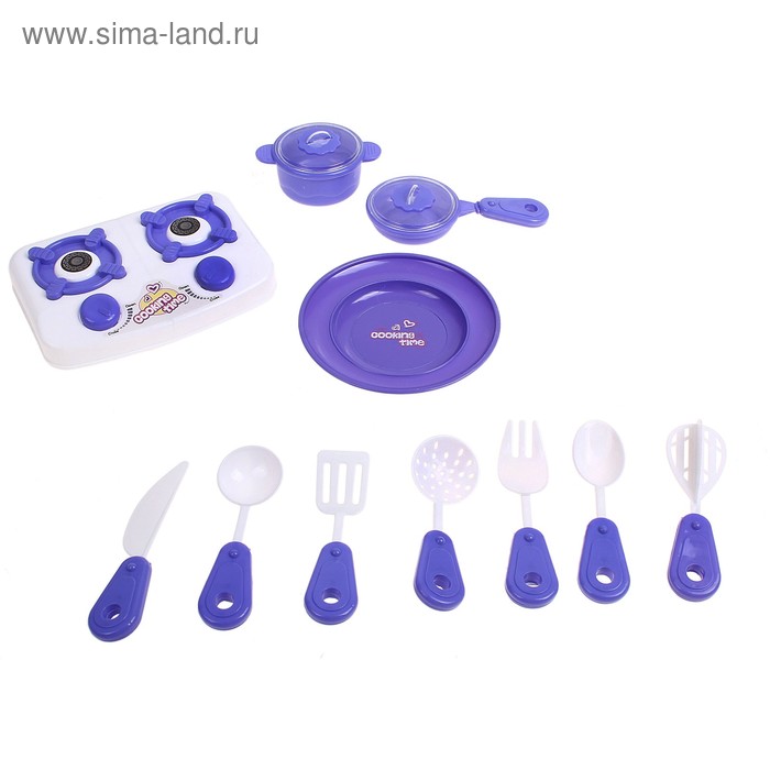 Набор посуды «Мечта» с плитой, 11 предметов - Фото 1