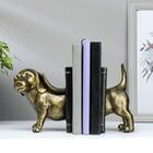 Держатели для книг "Бронзовая собака" набор 2 шт 15,5х21х11 см - фото 9030121
