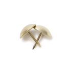 Гвозди ТУНДРА, декоративные, обивочные, 19×22 мм, золото, 200 шт. - Фото 12