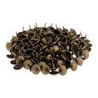 Гвозди ТУНДРА, декоративные, обивочные, 19×22 мм, бронза, 200 шт. - Фото 6