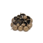 Гвозди ТУНДРА, декоративные, обивочные, 19×22 мм, бронза, 200 шт. - Фото 8