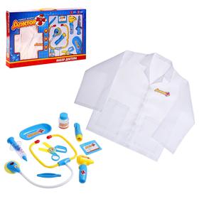 {{photo.Alt || photo.Description || 'УЦЕНКА Набор доктора, 10 предметов с халатом, свет, звук'}}