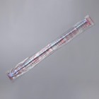 Карниз для ванной комнаты, телескопический 120-220 см, голубой - Фото 7