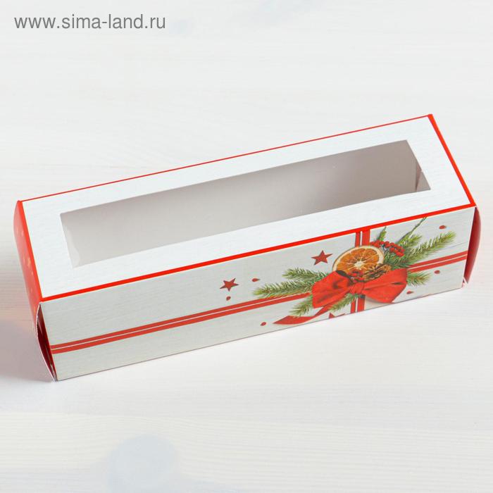 Коробка складная «Подарок» 18 х 5,5 х 5,5 см., Новый год - Фото 1