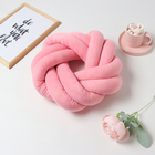 Подушка-узел «Этель», d=33 см, цвет розовый, велюр - Фото 2