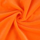 Отрез для рукоделия, плюш, цвет оранжевый, 53 × 50 см - фото 9565572