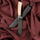 Нож Пчак Шархон - Дерево, средний (гарда гравировка) - фото 4593385