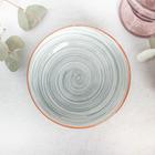 Тарелка керамическая глубокая «Искушение», 280 мл, d=14 см, цвет серый - Фото 2