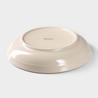 Тарелка керамическая глубокая «Искушение», 650 мл, d=20,5 см, цвет серый - фото 25429749