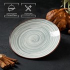 Тарелка керамическая десертная «Искушение», d=19 см, цвет серый - Фото 3