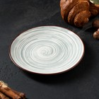 Тарелка керамическая десертная «Искушение», d=19 см, цвет серый - Фото 5
