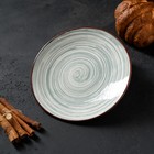 Тарелка керамическая десертная «Искушение», d=19 см, цвет серый - Фото 6