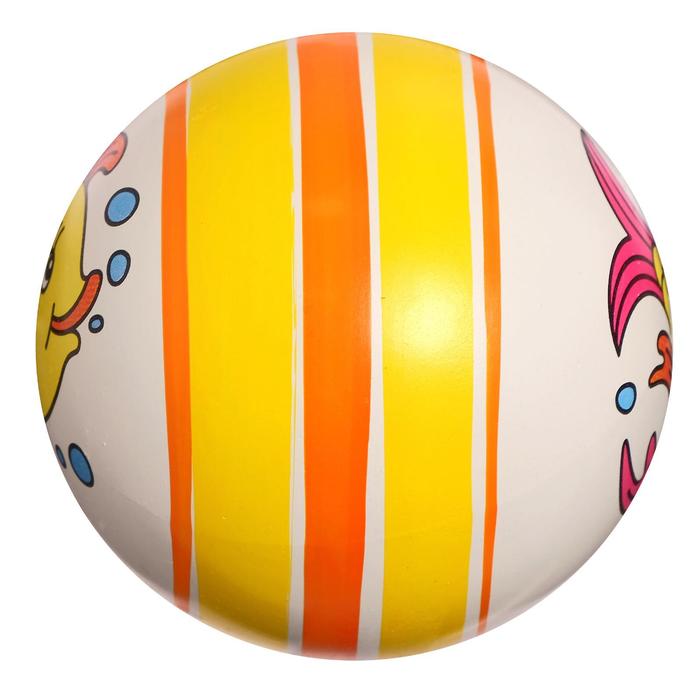 Мяч диаметр 100 мм, (рисунок), цвета МИКС - фото 1898323492