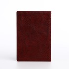 Обложка для паспорта, цвет бордовый - фото 9706379