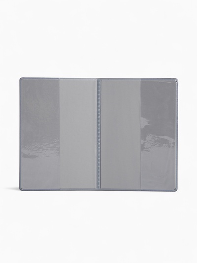 Обложка для паспорта, велюр, коричневая