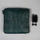 Сетка затеняющая, 10×3 м, плотность 55 г/м², зелёная, в наборе 27 клипс - Фото 16