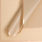 Пленка для цветов «Золотая полоса», кремовый, 58×58 см - Фото 1