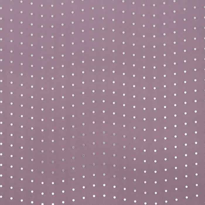 Плёнка матовая "Серебристый горох" розовый, сиреневый, 0,58 х 0,58 м - фото 1899798626
