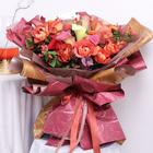 Плёнка матовая "Звёздная ночь" Оранжевый, 0,58 х 0,58 м 4972138