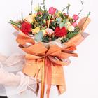 Плёнка матовая "Звёздная ночь" Оранжевый, 0,58 х 0,58 м 4972138