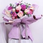 Плёнка матовая "Звёздная ночь" Оранжевый, 0,58 х 0,58 м 4972138