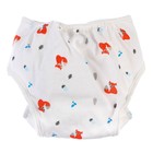 Многоразовый подгузник «Лисички», 3-8 кг, цвет белый, Крошка Я - Фото 1