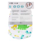 Многоразовый подгузник с 3-х слойным вкладышем Крошка Я «Жирафы», 3-15 кг, белый - Фото 13