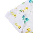 Многоразовый подгузник с 3-х слойным вкладышем Крошка Я «Жирафы», 3-15 кг, белый - Фото 6